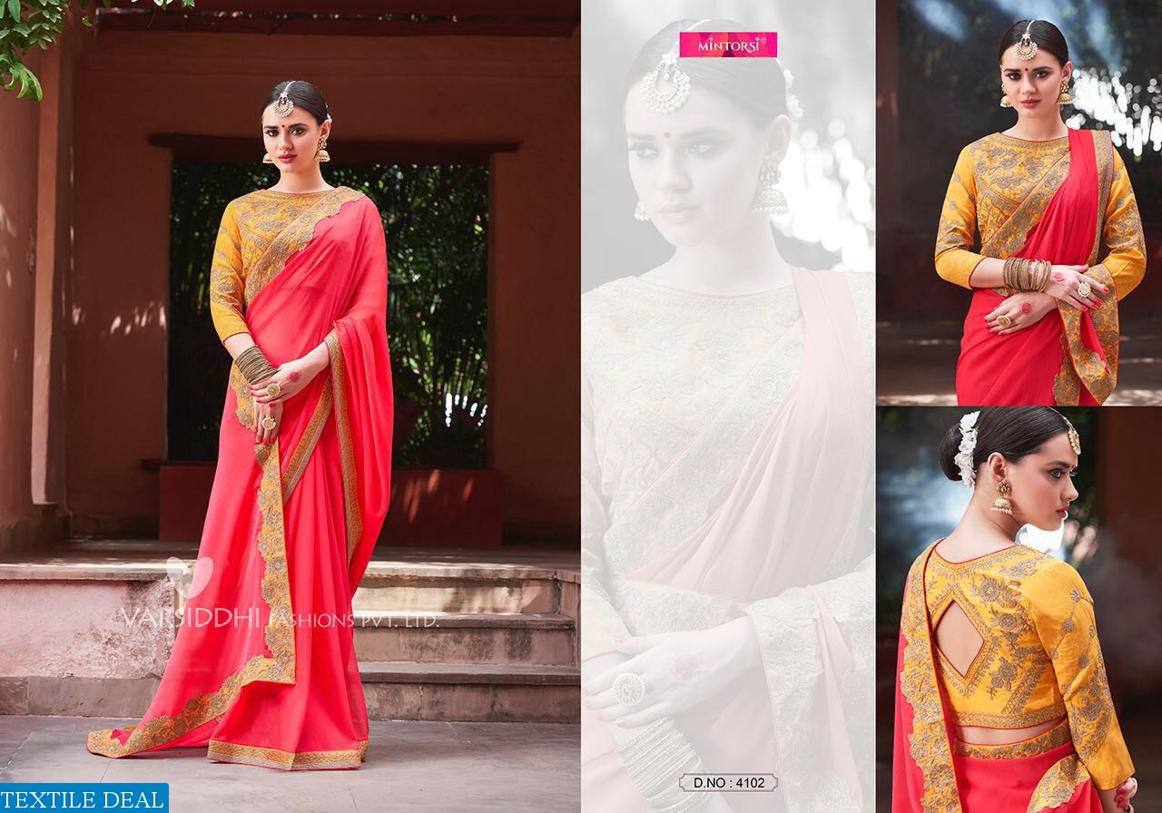 Mintorsi 4101 Series Wholesale Festival Ethnic Saree